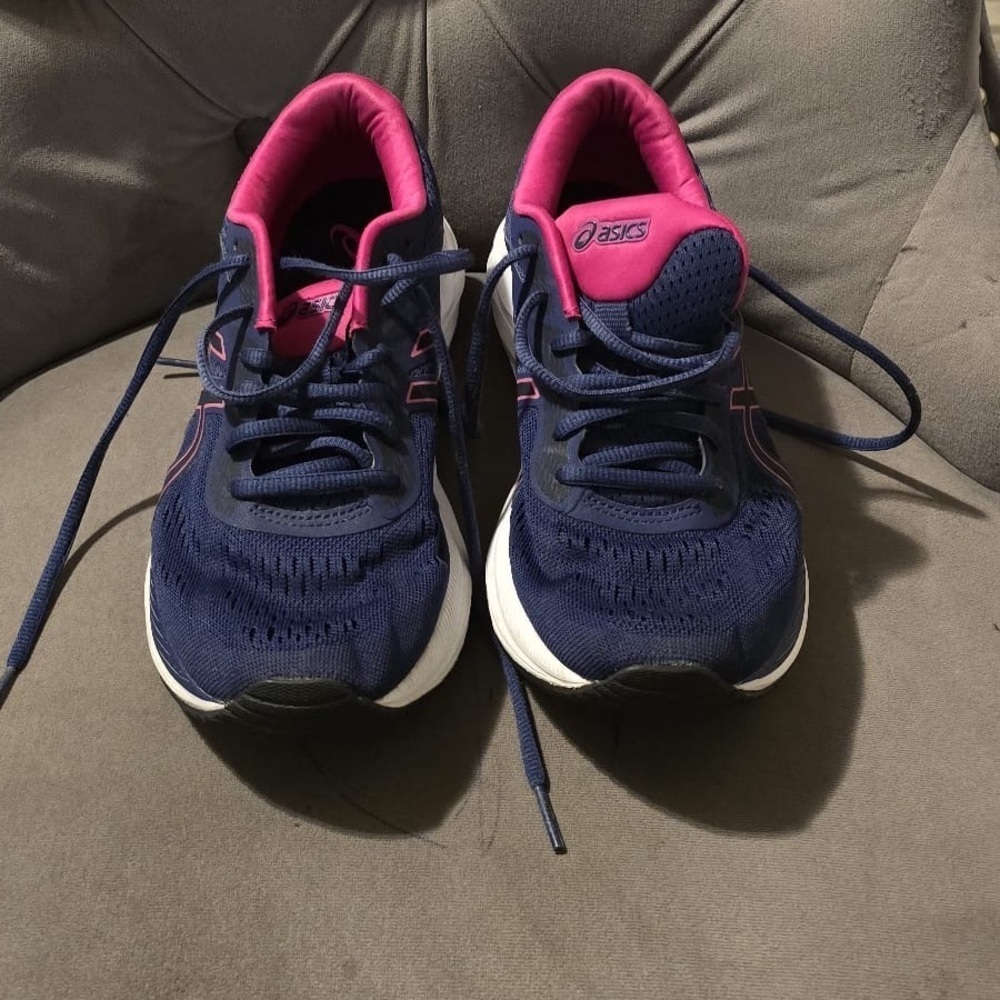 Asics women’s Blue and Pink Sneakers